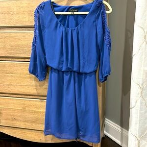 City Triangle size small cobalt blue dress
